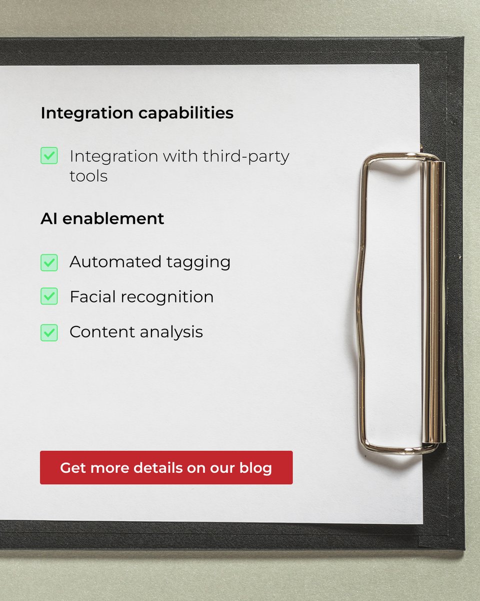Oxagile's tweet image. When modernizing your MAM infrastructure, it’s not just about grabbing the first solution you find. The key question is: out-of-the-box or custom? Make sure your software fits your requirements for seamless media management, considering the factors below 👇
#mamsoftware