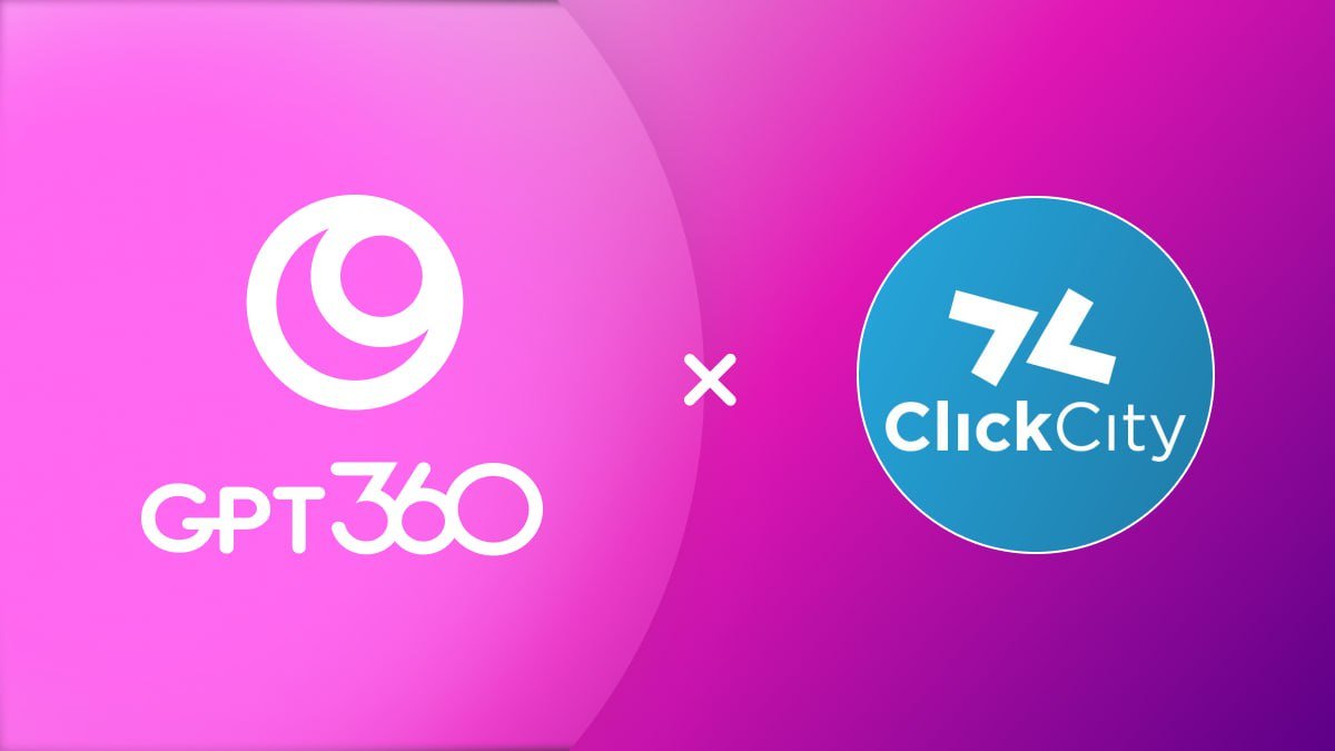 GPT360_Official's tweet photo. 📌 𝐆𝐏𝐓𝟑𝟔𝟎  is excited to announce a new cross-collaboration in our Telegram mini-app, 𝐆𝟑𝟔𝟎 𝐆𝐎 (https://t.co/WS3LIbv7EY). Don’t miss the chance to join partner tasks and start earning valuable rewards — GPoints!

📌 𝐂𝐥𝐢𝐜𝐤𝐂𝐢𝐭𝐲  is an exciting real estate simulation game by @LufinaOfficial , where players can build and grow their real estate portfolios. By playing, you can earn $FINA, the utility token powering Lufina's marketplace and ecosystem. Compete for your chance to win a share of over $1,000,000 USD in $FINA!

𝐏𝐥𝐚𝐲 𝐂𝐥𝐢𝐜𝐤𝐂𝐢𝐭𝐲 𝐆𝐚𝐦𝐞 𝐧𝐨𝐰! 🚀
⬇️ https://t.co/O31y1VeYzE

𝐅𝐨𝐥𝐥𝐨𝐰 𝐂𝐥𝐢𝐜𝐤𝐂𝐢𝐭𝐲 𝐆𝐚𝐦𝐞 𝐨𝐧 𝐗 🚀
⬇️ https://t.co/roOeHb3Wg6           

 𝐉𝐨𝐢𝐧 𝐂𝐥𝐢𝐜𝐤𝐂𝐢𝐭𝐲 𝐆𝐚𝐦𝐞 𝐨𝐧 𝐓𝐆 𝐆𝐫𝐨𝐮𝐩🚀
⬇️ https://t.co/8KmlLJmeGO           

 𝐉𝐨𝐢𝐧 𝐂𝐥𝐢𝐜𝐤𝐂𝐢𝐭𝐲 𝐆𝐚𝐦𝐞 𝐨𝐧 𝐓𝐆 𝐂𝐡𝐚𝐧𝐧𝐞𝐥🚀
⬇️ https://t.co/spQmX7Zb8H

#GPT360 #Web3 #Crypto #Partnerships