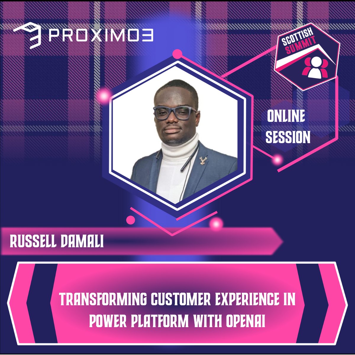 🌟Online Speaker Series Announcement! 🌟

Introducing Russell Damali presenting a session on "Transforming Customer Experience in Power Platform with OpenAI".

In today's fast-paced digital world, customers demand intuitive and efficient experiences. This presentation will