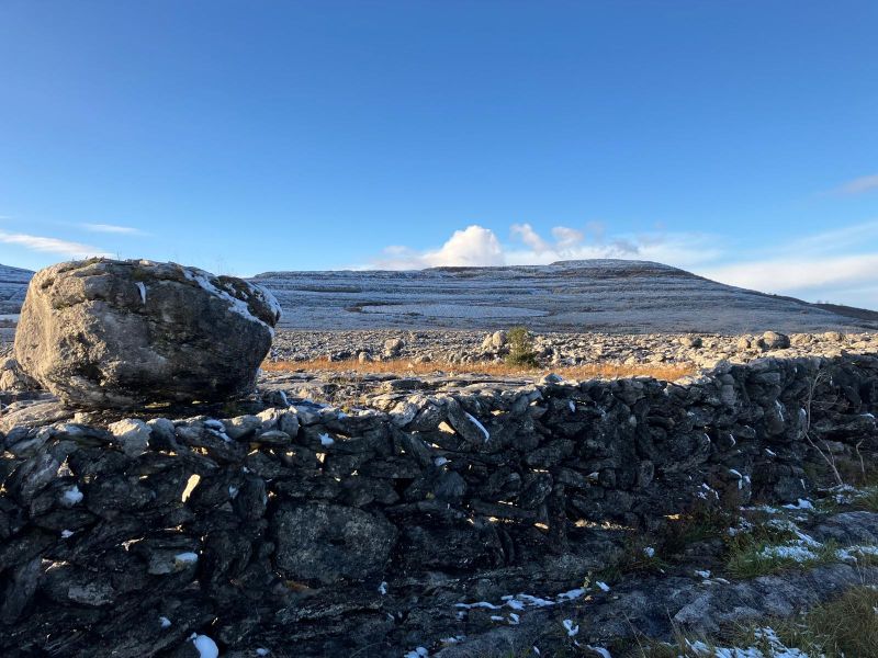 NECumbria's tweet photo. One of our Protected Sites team is taking part in a @Eurosite job swap. Lucy has been working alongside rangers @NPWSIreland in the Burren National Park in Ireland, @BurrenNP looking at #LimestonePavement. Next year, we're looking forward to hosting the reciprocal visit! https://t.co/32e6EBstPj