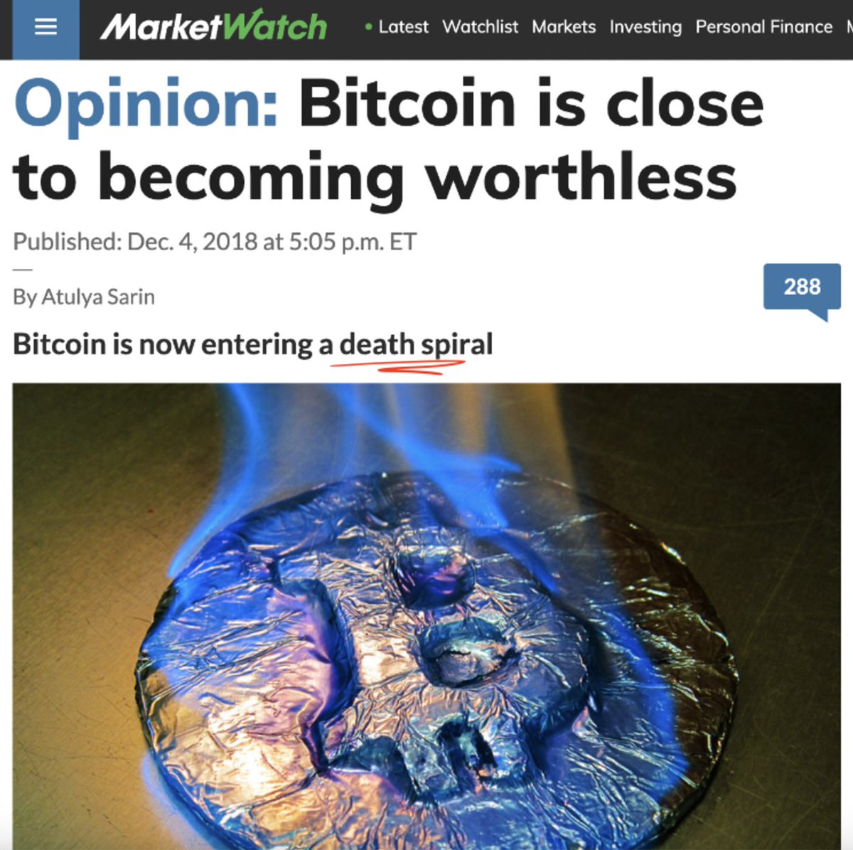 The Bitcoin Historian tweet media