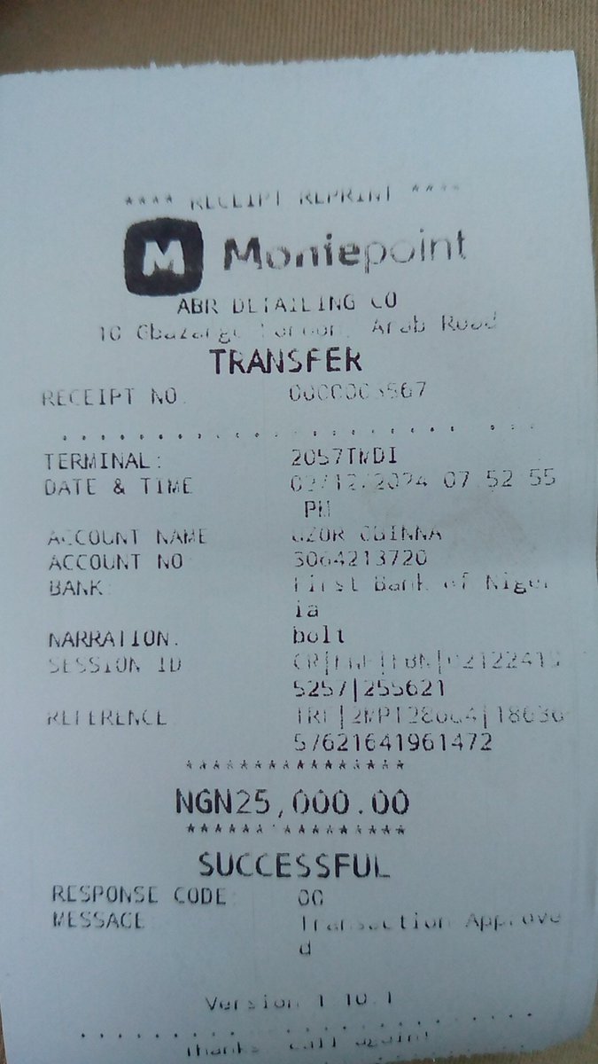 uzodreezy's tweet photo. @cenbank @FBN_help please I have sent a message to @FBN_help  that #25000 was sent from moniepoint to my first bank account 3064213720 since last night and the money hasn't reflected on my account..please find attached my receipt. https://t.co/uNaBSCHPEh