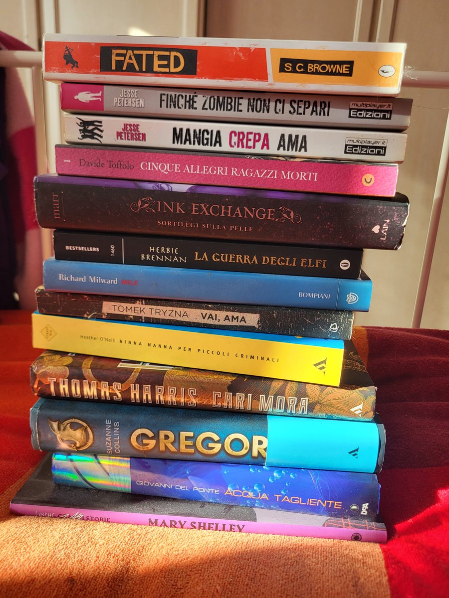 Intanto che cerco di godermi questi giorni di pace e cerco un lavoro nuovo, curo un po' Vinted.
Ci sto mettendo stivali e maglioncini e ovviamente libri! #Bookthreads 
vinted.it/member/5001104…