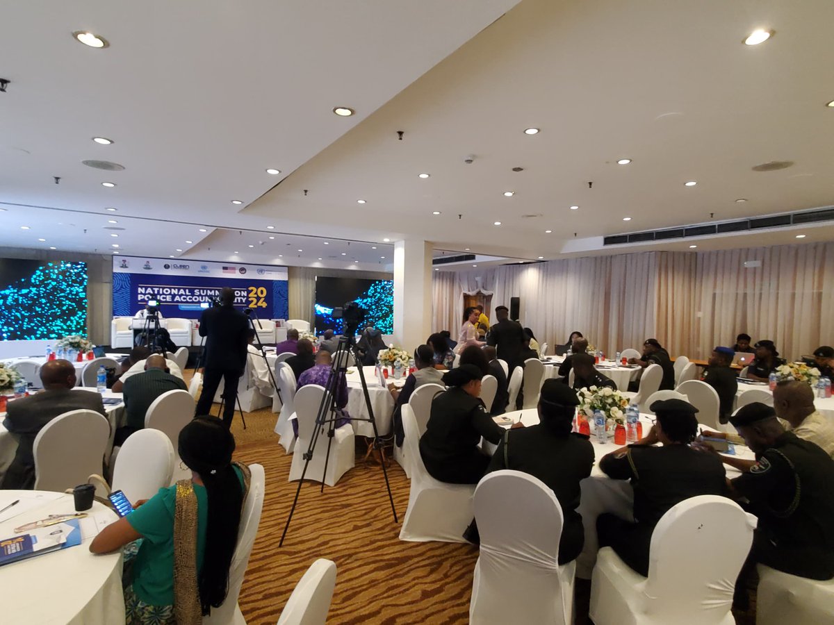Welcome remarks by Peter Maduoma, Ag Executive Director, <a href="/cleenfoundation/">CLEEN Foundation</a> at the ongoing National Summit on #PoliceAccountability at Transcorp Abuja <a href="/UNODC_Nigeria/">UNODC Nigeria</a> <a href="/PoliceNG/">Nigeria Police Force</a>