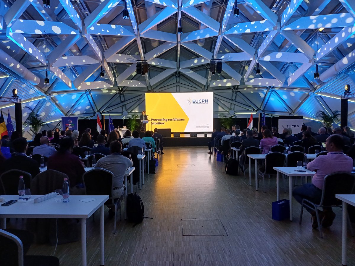 EUCPN's tweet photo. Happening Now!
The Best Practice Conference and European Crime Prevention Award are live in Budapest - with a lineup of speakers sharing insights on what makes reintegration effective! Learn more about the #ECPA2024: 🔗https://t.co/DKaO3ZtrbT

#CrimePrevention #EU @HU24EU @UNODC https://t.co/e3C4mezgLV