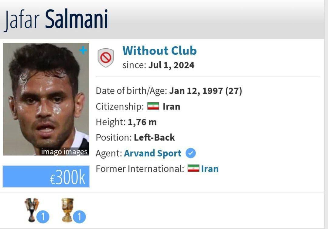 مطمئنم اول فصل از هوادارای استقلال میپرسیدی سلمانی بمونه یا بره یه عده میگفتن حالا بمونه برای نیمکت بد نیست
ولی واقعیت اینه دوستان
کسایی که ما میگیم برای نیمکت بد نیستن و چندسال با این توجیه نگهشون میداریم رو بقیه تیما تحت هیچ شرایطی نمیخوانشون، اونم تو سنی که اوج فوتبالشونه