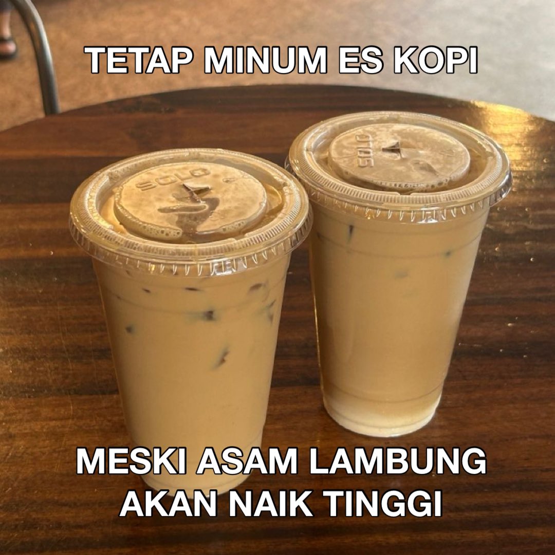 yang penting es kopi😍