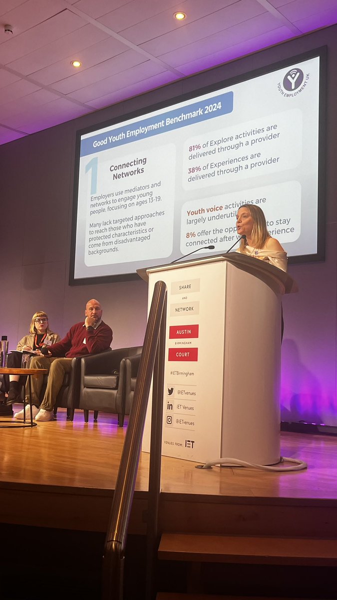 “We can’t just flood the job market with opportunities and expect every young person to get a job. It’s all about having connections.” - Lauren Mistry, Deputy CEO of Youth Employment UK
