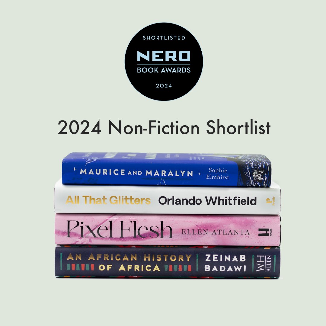 Apple Tree Literary (@appletreelit) on Twitter photo Right off the back of her inclusion in this year’s Global <a href="/Dazed/">Dazed</a> 100 – *the* list of the buzziest names in culture right now – we are THRILLED that <a href="/ellen_atlanta/">Ellen Atlanta</a>'s Pixel Flesh has been shortlisted for the 2024 Nero Award for Non-Fiction!
<a href="/nerobookawards/">Nero Book Awards</a> Right off the back of her inclusion in this year’s Global <a href="/Dazed/">Dazed</a> 100 – *the* list of the buzziest names in culture right now – we are THRILLED that <a href="/ellen_atlanta/">Ellen Atlanta</a>'s Pixel Flesh has been shortlisted for the 2024 Nero Award for Non-Fiction!
<a href="/nerobookawards/">Nero Book Awards</a>