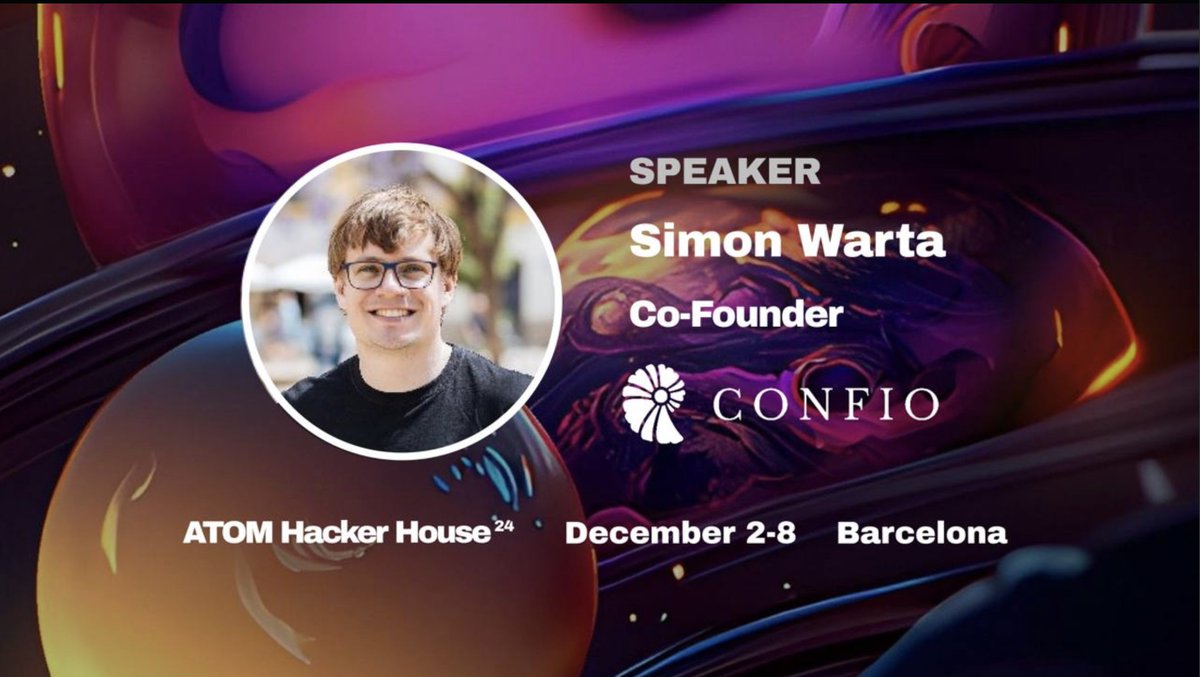 Confio (@confio_tech) on Twitter photo Hackathon vibes loading in Barcelona!🇪🇸
Catch us at <a href="/Web3Family_/">Web3Family ✨</a>
- Tonight: "The Application Layer for the Interchain" w/ <a href="/simon_warta/">Simon Warta</a> 7:40 PM
- Tomorrow:
Hands-on workshop w/ Pino @ 6 PM - AND - Fireside chat w/ Simon & Ivan from Waku @ 7:40 PM.
Let’s talk, build, & vibe. Hackathon vibes loading in Barcelona!🇪🇸
Catch us at <a href="/Web3Family_/">Web3Family ✨</a>
- Tonight: "The Application Layer for the Interchain" w/ <a href="/simon_warta/">Simon Warta</a> 7:40 PM
- Tomorrow:
Hands-on workshop w/ Pino @ 6 PM - AND - Fireside chat w/ Simon & Ivan from Waku @ 7:40 PM.
Let’s talk, build, & vibe.