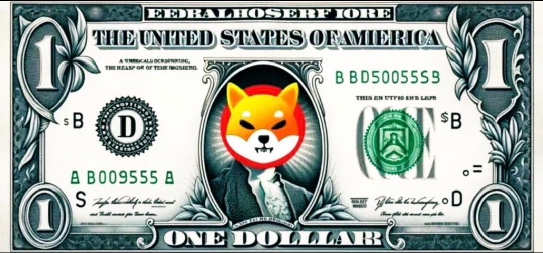 Right now technically it is not possible for #shib to rise to 1 dollar!But it is not a dream! In other words,it is not an increase that cannot happen after you want it!This increase may not happen in a short time,but it can happen in a few years.Remember that #BTC was worthless..