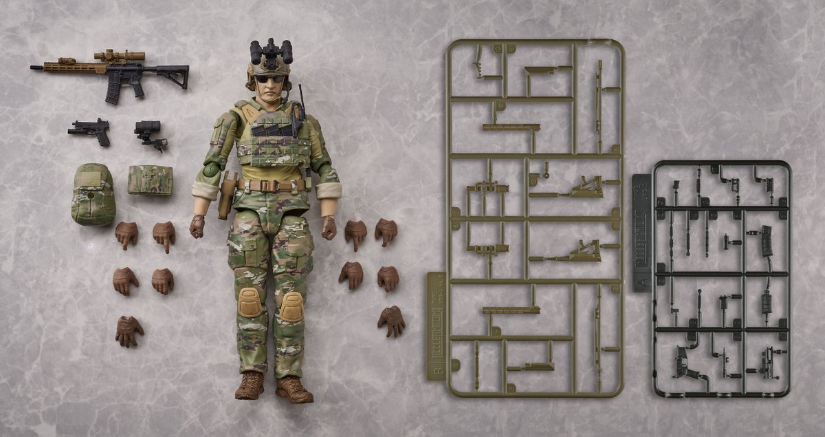 figma特殊部隊員 モチーフとしたのはアメリカ陸軍特殊部隊「グリーン