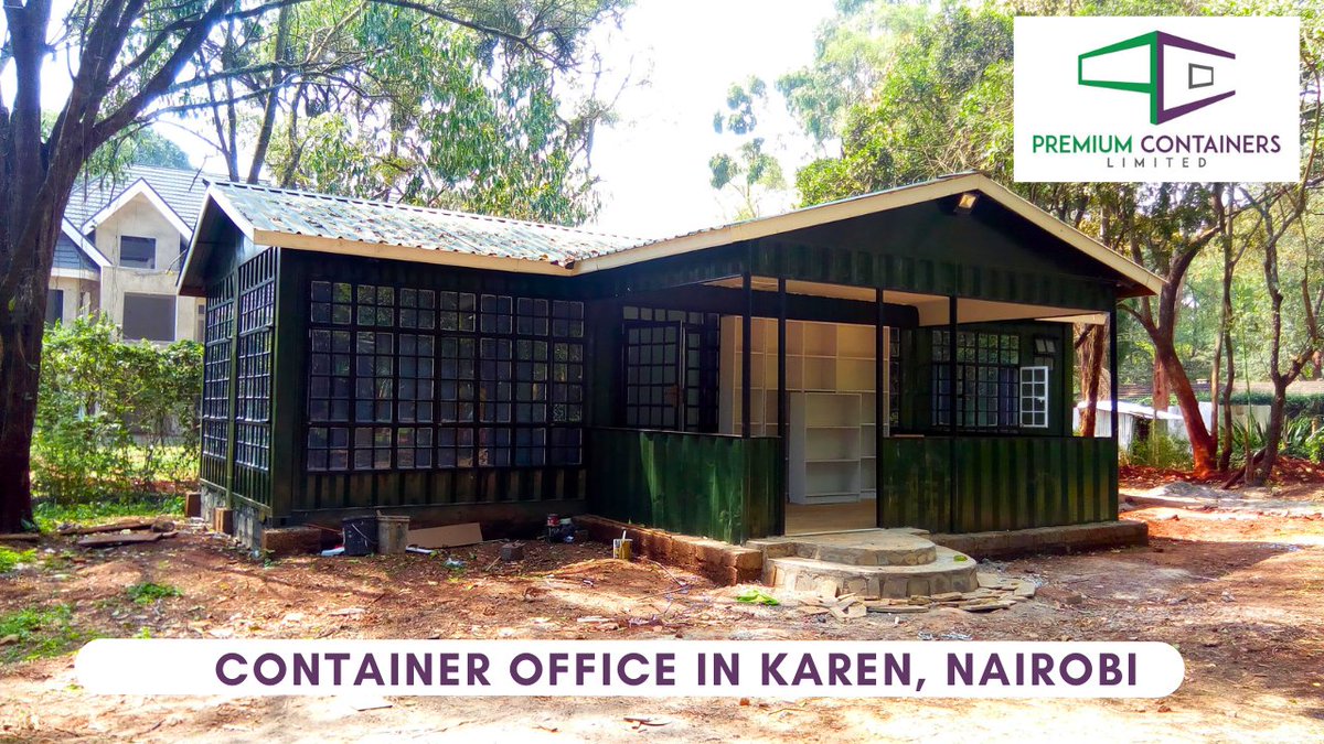 Premium2008's tweet photo. We completed this #containeroffice complex in 2018; 
Two 40Ft containers gelled into one executive office space for staff &amp; management...
Still standing👌
https://t.co/8GXM5Ow6uU

[Devki Jurispesa Public Participation Farouk Kibet DJ Evolve Kipchumba Murkomen] https://t.co/zovcWaeaYW