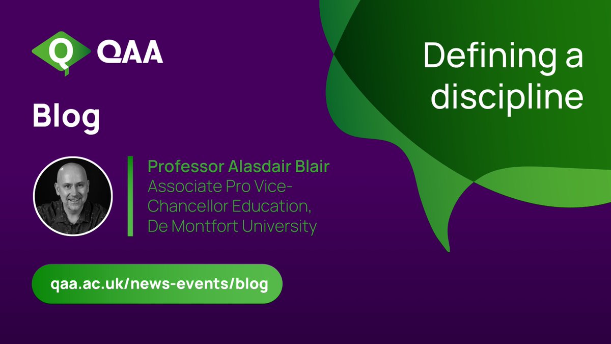QAAtweets's tweet photo. In our latest blog, Professor Alasdair Blair from @dmuleicester discusses the importance of Subject Benchmark Statements and the value they provide, both as key reference points and as public articulations of what a discipline represents and offers.

👉 https://t.co/IEvRDTkSAC https://t.co/zNo8pkZqor