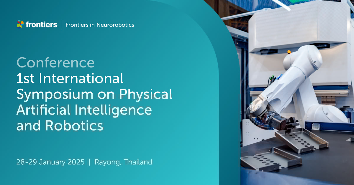 Frontiers in Robotics and AI is partnering with the 1st International Symposium on Physical Artificial Intelligence and Robotics (IS-PAIR) hosted by General Chair <a href="/PManoonpong/">Poramate Manoonpong</a> 

We will be hosting an abstract book of short contributions to the conference and a follow up Research