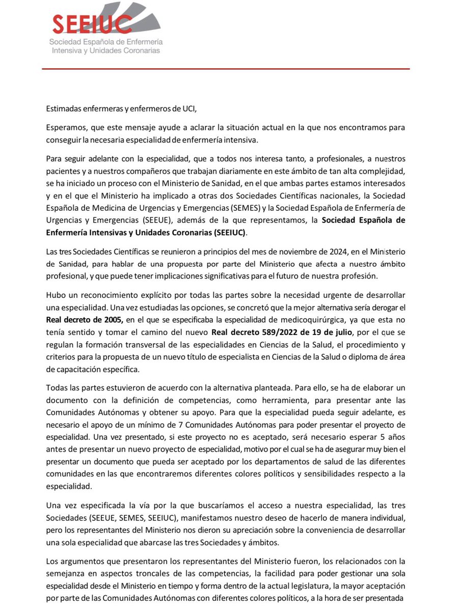 seeiucoficial's tweet image. 🚨 COMUNICADO sobre la especialidad de enfermería. Necesitamos vuestra opinión en estado encuesta 👉 docs.google.com/forms/d/e/1FAI…