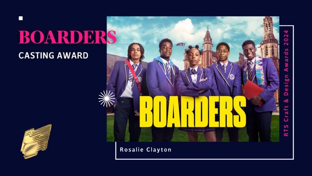 Bloomfields Welch (@bwmgt) on Twitter photo Huge congrats to <a href="/Rosalie_Casting/">Rosalie Clayton</a> who cast our #BunmiOsadolor as Anton and a brilliant cast in #Boarders <a href="/bbcthree/">BBC Three</a> <a href="/RTS_media/">Royal Television Society</a> Awards 2024 #casting Huge congrats to <a href="/Rosalie_Casting/">Rosalie Clayton</a> who cast our #BunmiOsadolor as Anton and a brilliant cast in #Boarders <a href="/bbcthree/">BBC Three</a> <a href="/RTS_media/">Royal Television Society</a> Awards 2024 #casting