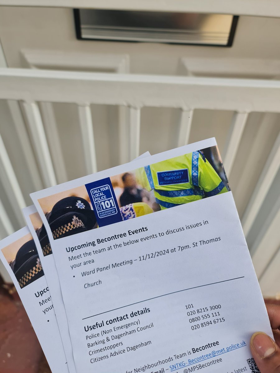 Becontree Police (@mpsbecontree) on Twitter photo It’s been another proactive day on Longbridge Road, where we’ve been meeting residents and sharing valuable burglary prevention advice. #Dagenham
<a href="/essex_crime/">Essex Crime & Surrounding Areas.</a>
<a href="/MPSBarkDag/">Barking & Dagenham MPS</a> <a href="/lbbdcouncil/">Barking and Dagenham Council</a> It’s been another proactive day on Longbridge Road, where we’ve been meeting residents and sharing valuable burglary prevention advice. #Dagenham
<a href="/essex_crime/">Essex Crime & Surrounding Areas.</a>
<a href="/MPSBarkDag/">Barking & Dagenham MPS</a> <a href="/lbbdcouncil/">Barking and Dagenham Council</a>