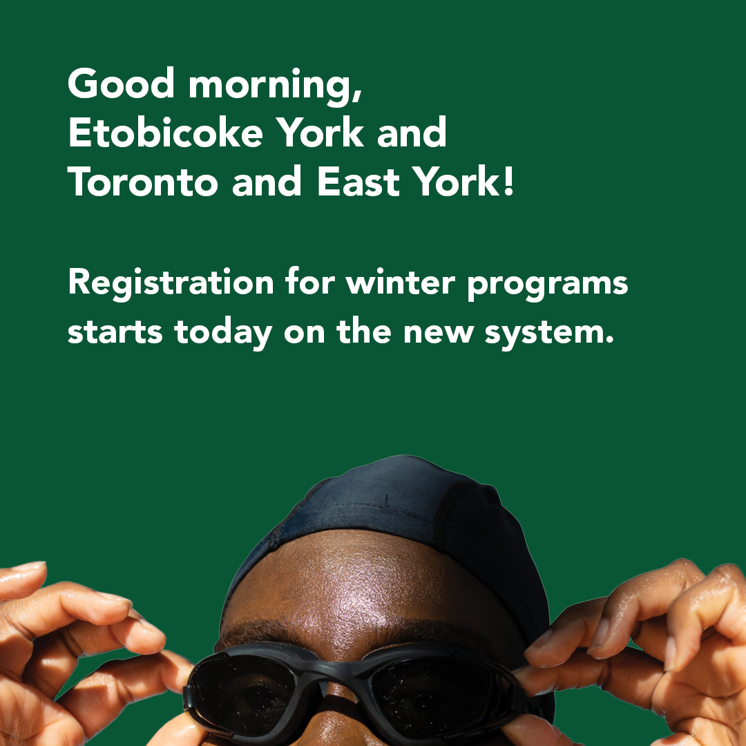 TorontoPFR's tweet photo. Rise and shine, Etobicoke York &amp; Toronto East York! Registration for winter programs starts at 7am. We're here to help. Send a DM or comment. 

In the meantime, 3 top tips:
1. Log in before 7am
2. Can’t see an Enrol button at 7am? Refresh
3. In a queue? Wait and DON'T refresh https://t.co/PdVbaErnQG