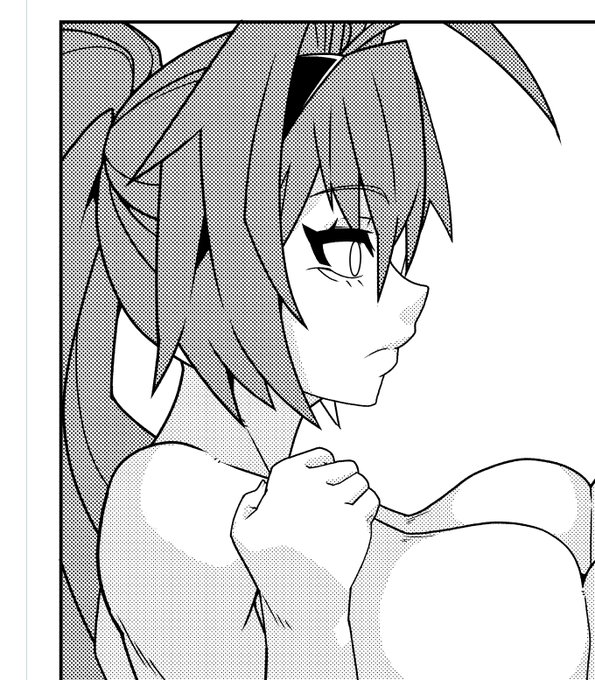 どうせ黒ベタ入れないとイケない部分はもうアウトラインだけで良いのではって気がした 