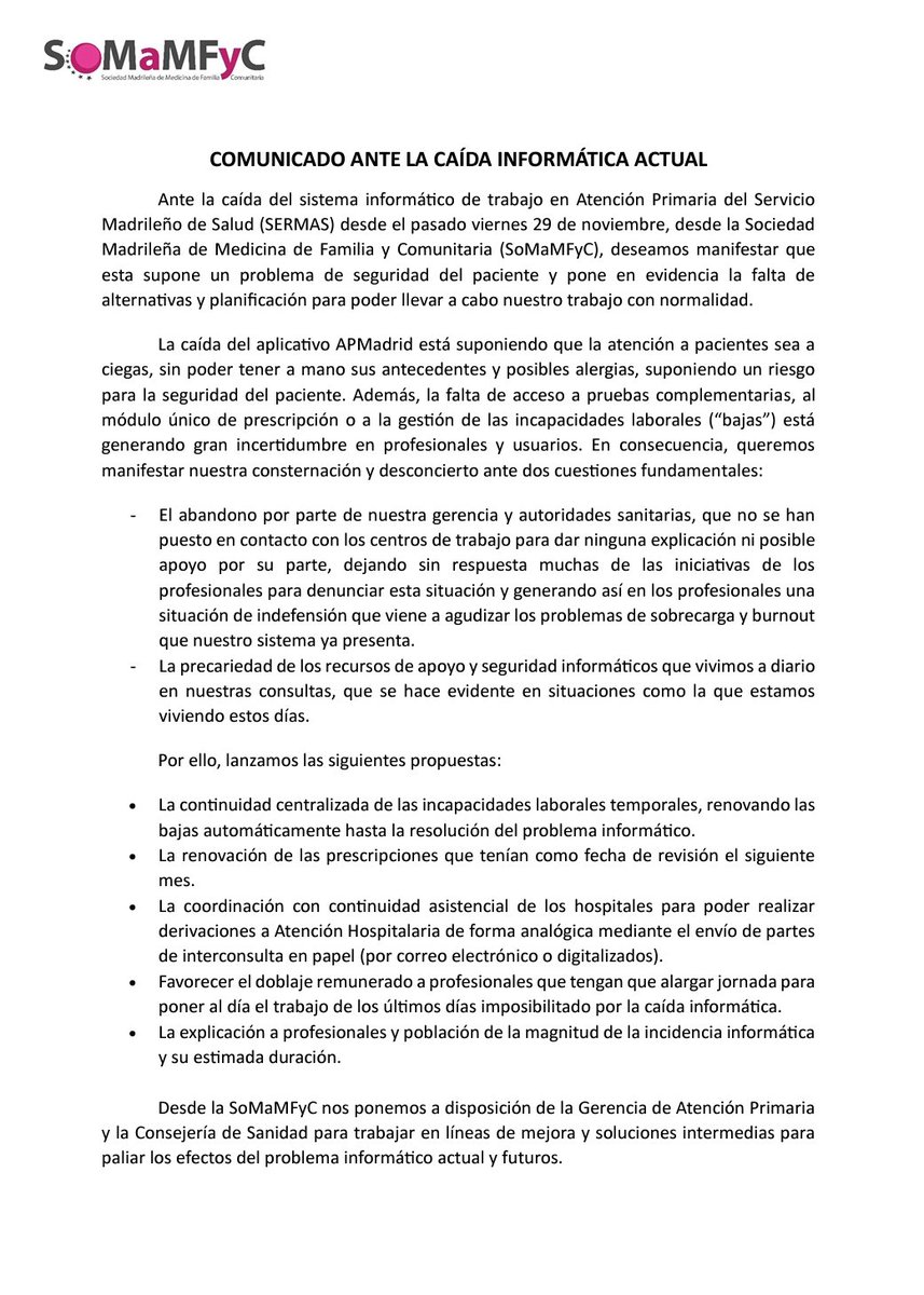 Aquí el texto más en detalle: