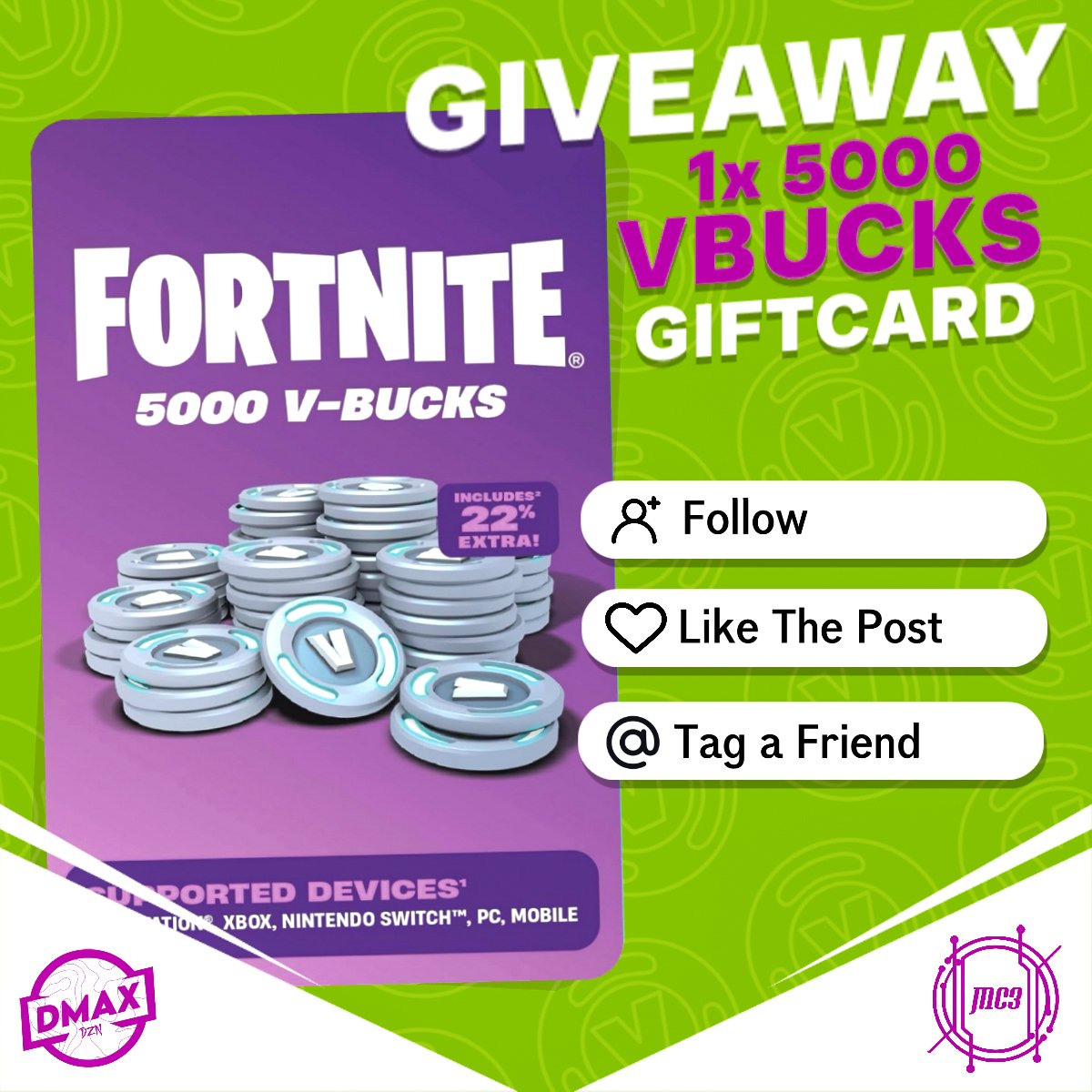 MC3Global's tweet photo. 🚨 #GiveawayAlert 🚨 

❤️ &amp; ♻️ 

Follow @HistoryofFN 

Tag a friend

Subscribe to his YouTube channel! 👇🏻https://t.co/Y57eMhXNuD https://t.co/Q9IhVbSpcx