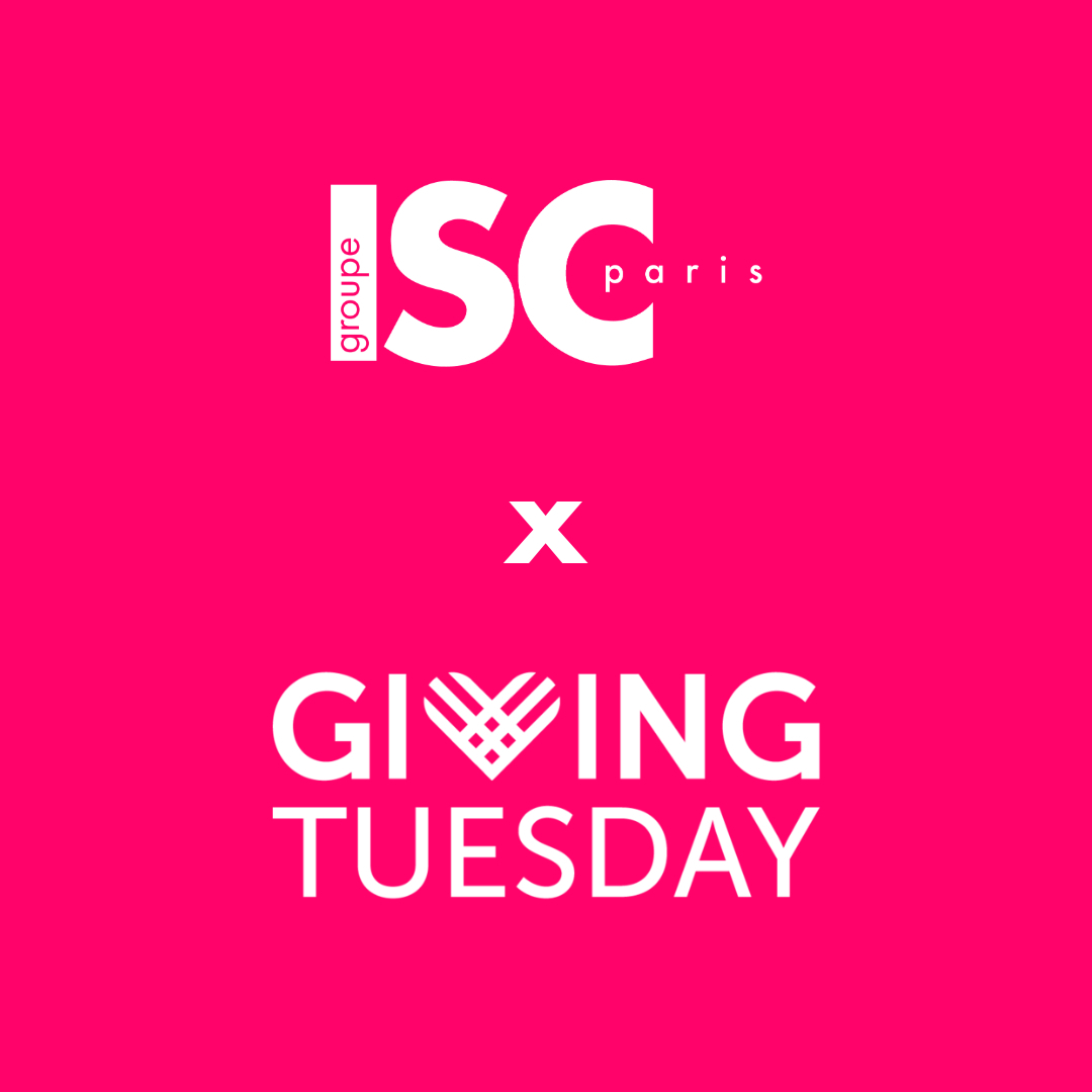 L'ISC Paris participe pour la 3ème année consécutive au mouvement #GivingTuesday.💝

L'occasion de remercier nos donateurs qui nous accompagnent, à travers leur soutien en faveur des actions du Fonds de dotation de l'ISC Paris.

👉bit.ly/4ghzdKc