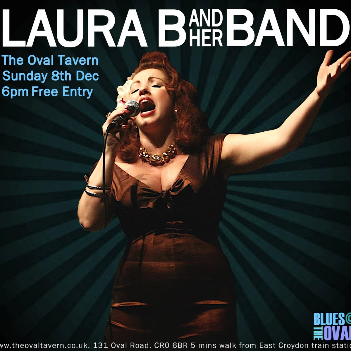Next up. Laura B and Her Band. #croydon #singer #bluesmusic
