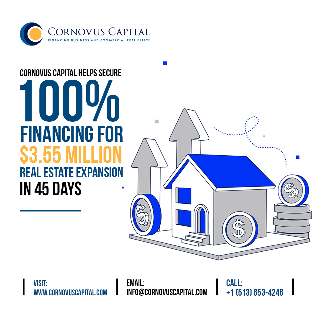 CornovusCapital's tweet photo. Cornovus Capital successfully arranged a $3.55 million SBA 7a loan for a fast-growing construction company in Salt Lake City.

For more details, Visit: https://t.co/bUUzgADJe1

#CornovusCapital #BusinessCapital #BusinessFinance #SBAFinancing #BusinessLoans #HospitalityFinance https://t.co/Y4qsy9fpOo