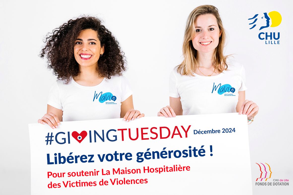 GivingTuesdayFrance (@givingtuesdayfr) on Twitter photo Aidez le <a href="/CHU_Lille/">CHU de Lille</a> à créer un espace protecteur au sein de la future Maison des Victimes de violences.
Soutenez les femmes victimes en contribuant à ce projet essentiel. 💜
Faites un don maintenant 👉 helloasso.com/associations/f…
#solidarite #GivingTuesdayFR Aidez le <a href="/CHU_Lille/">CHU de Lille</a> à créer un espace protecteur au sein de la future Maison des Victimes de violences.
Soutenez les femmes victimes en contribuant à ce projet essentiel. 💜
Faites un don maintenant 👉 helloasso.com/associations/f…
#solidarite #GivingTuesdayFR