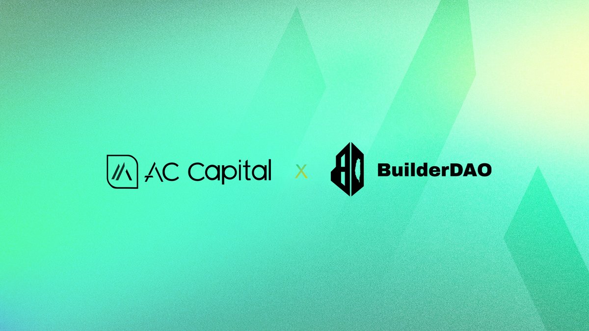 AC Capital (@accapital_os) on Twitter photo 🚀 Exciting news! AC Capital is proud to announce our strategic partnership with <a href="/_BuilderDAO/">BuilderDAO</a>! 🌐
#BuilderDAO is dedicated to fostering Taiwan’s blockchain ecosystem and acting as a leading incubator for blockchain projects in Taiwan. Together, we aim to drive innovation and 🚀 Exciting news! AC Capital is proud to announce our strategic partnership with <a href="/_BuilderDAO/">BuilderDAO</a>! 🌐
#BuilderDAO is dedicated to fostering Taiwan’s blockchain ecosystem and acting as a leading incubator for blockchain projects in Taiwan. Together, we aim to drive innovation and