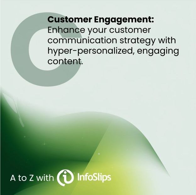 InfoSlips's tweet image. Improve your customer engagement and communication approach with tailored, captivating content for your customers. #DocumentsReinvented