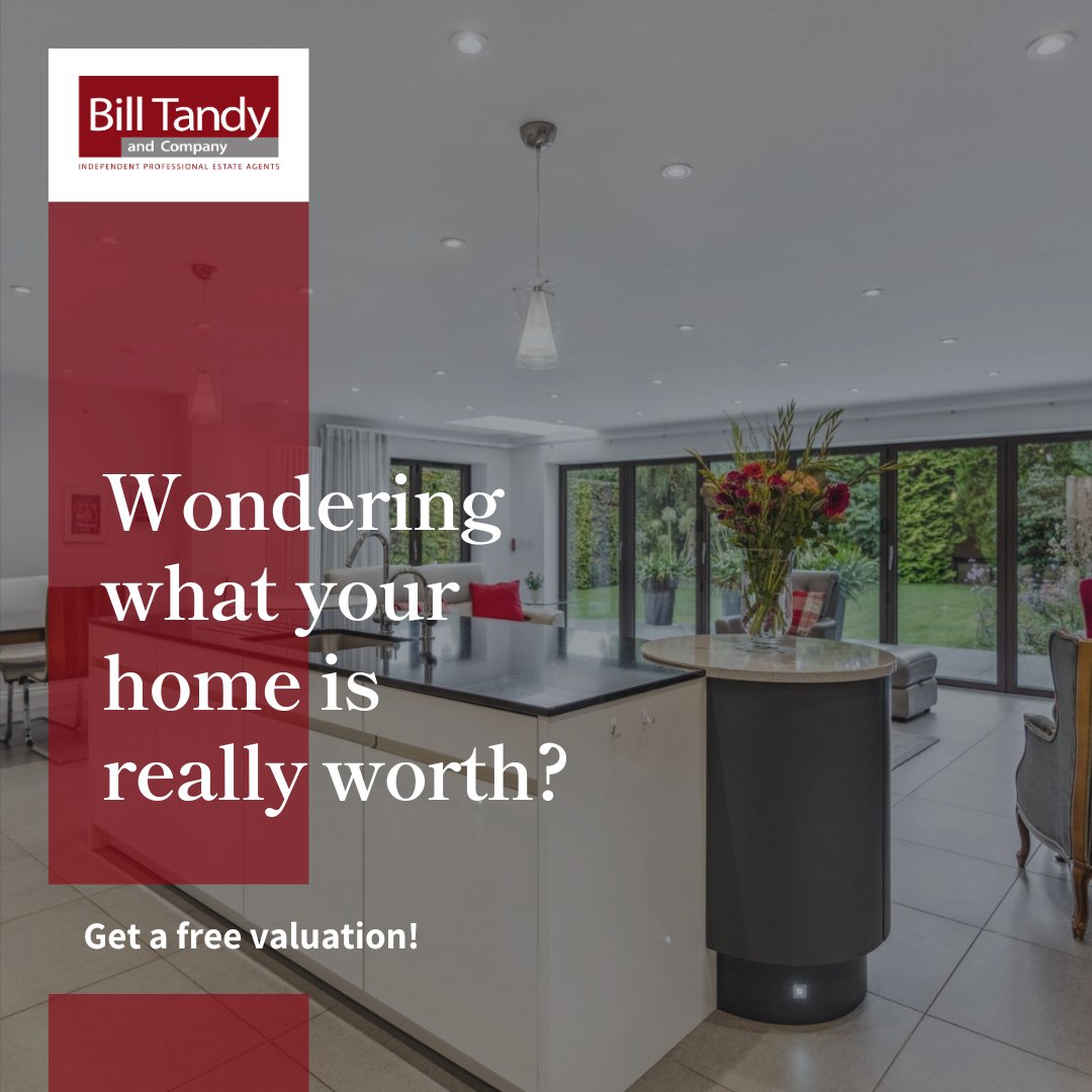 The property market is shifting fast, and so could your home's value. Knowing its worth can guide your next big move. Whether selling or curious, now’s the perfect time to find out!

Get a free, no-obligation valuation today: billtandy.co.uk/request-a-valu…