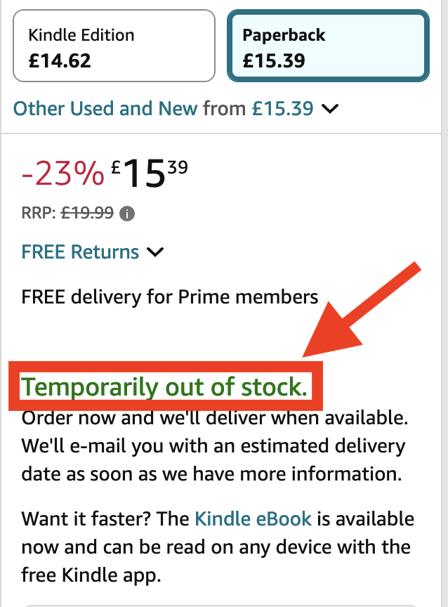 Seems first day of sales are going well.

"Temporarily out of stock" - but there's still 23% discount.

<a href="/harrimanhouse/">Harriman House</a> 

sharepickers.com/how-to-become-…