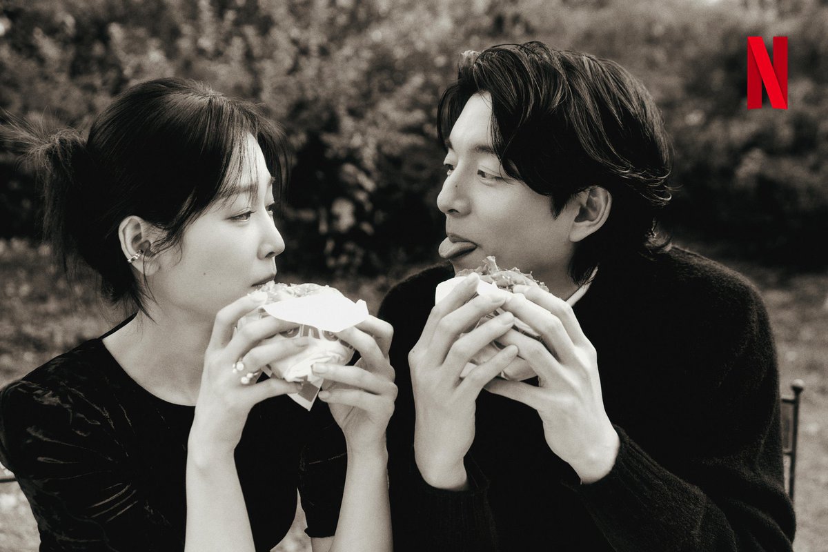 bibams's tweet photo. The burger couple 😘 #TheTrunk #SeoHyunJin #Gongyoo https://t.co/BbjKuEMqPQ