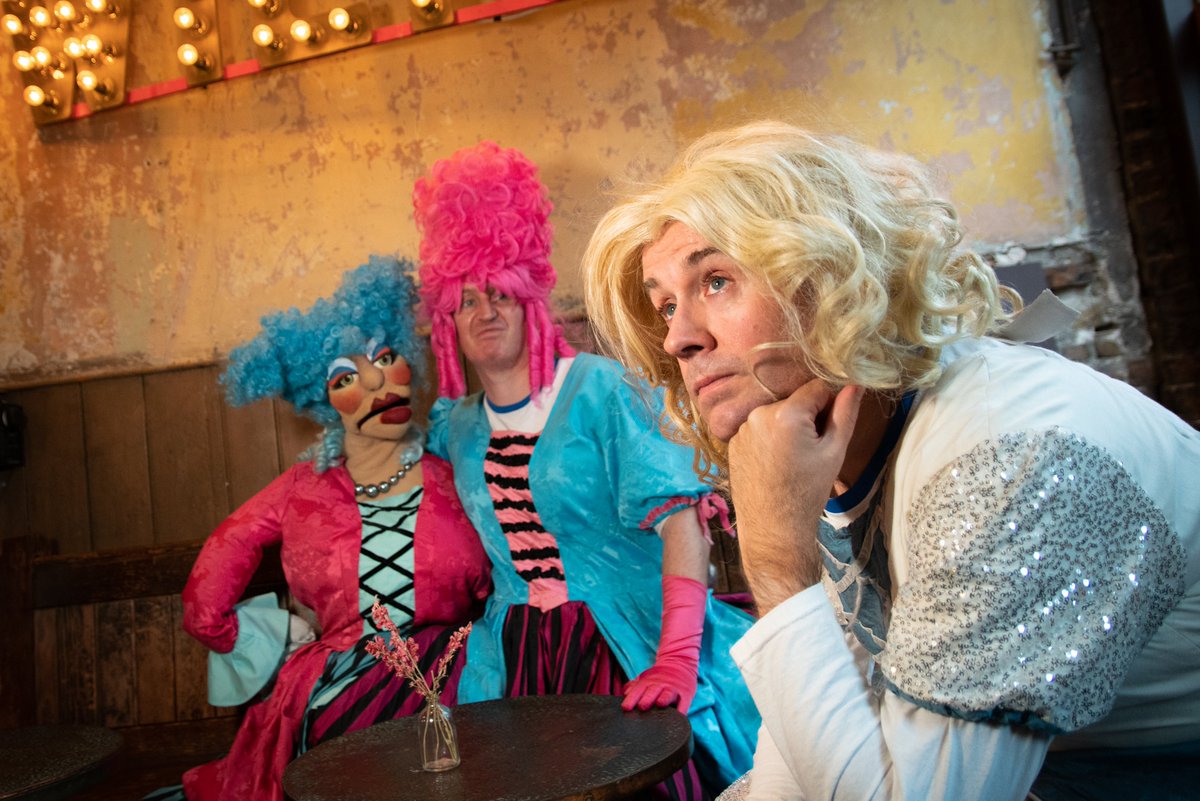 They're behind you! No, they're not! 

Dan and Jeff are, in fact, on <a href="/ThisisRiverside/">Riverside Radio</a> tonight at 7pm! Listen in to hear a bit more about Potted Panto with previews starting tomorrow!👀