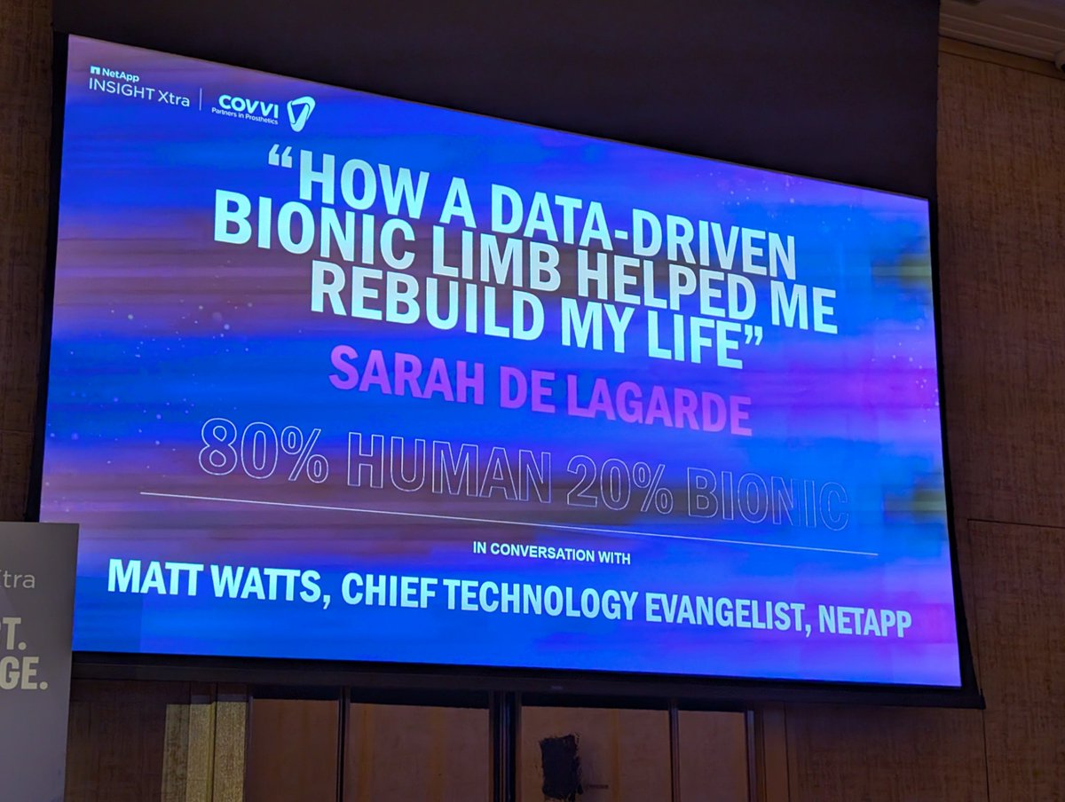 vprobish's tweet image. #NetAppINSIGHTXtra amazing story