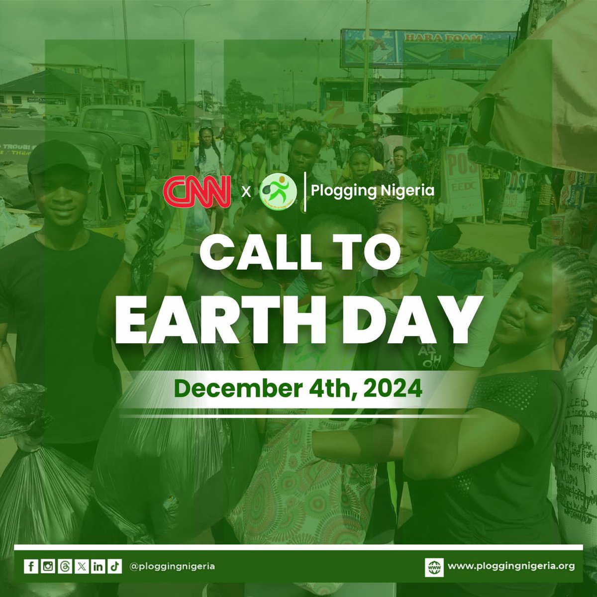 queenhallelujah's tweet photo. I'd be leading Plogging Nigeria,University of Ibadan to join CNN in the Call to Earth Day plogging Episode.
It is an opportunity to make the Earth better, so, we'd do this 💪💪
#CalltoEarthDay
#EnvironmentMatters
#Keepfittokeepclean https://t.co/goGFnrmf8D