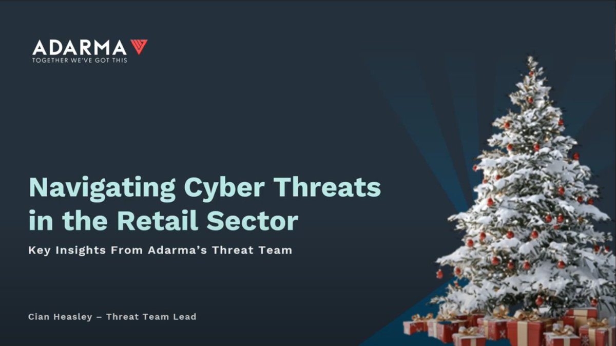 Missed our retail threat webinar? 🛍️ Watch now for expert insights &amp; tips to protect retail systems during peak shopping periods from cyber threats. 
👉 youtube.com/watch?v=v3zHvl…

#CyberSecurity #RetailThreats #Webinar #CyberResilience