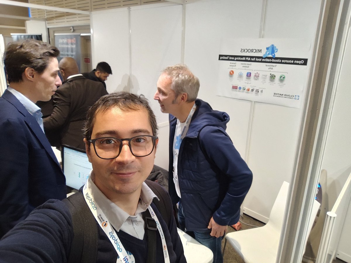 yostane's tweet image. Hello #APIdays #generationAI Paris 2024. My last conference of the year to get the best of both AI and API worlds. 💪. My talk is tomorrow so I&apos;ll be visiting some booths and some talks today.