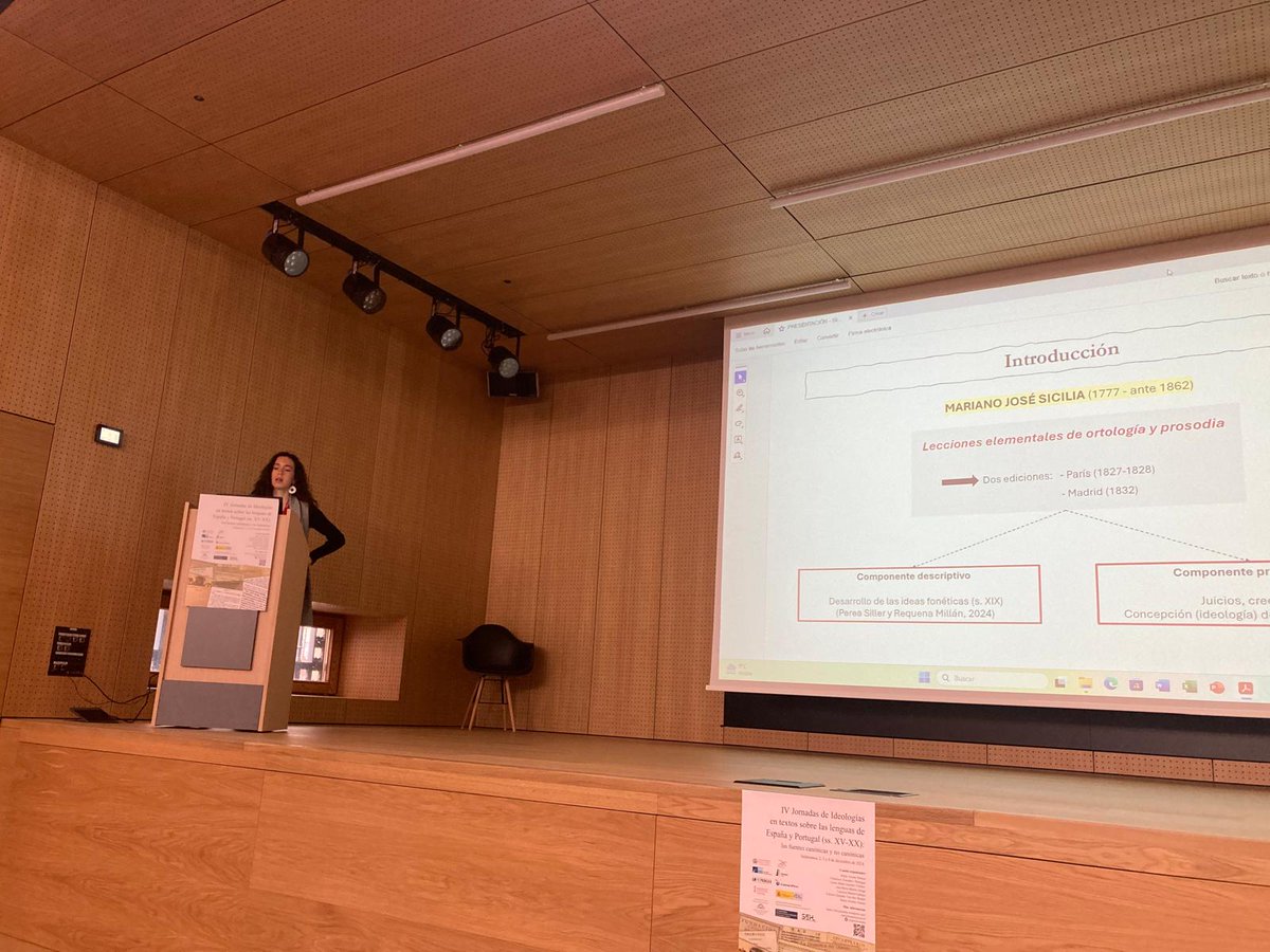 GramHisGram (@gramhisgram) on Twitter photo <a href="/andrea_maria_rm/">Andrea María</a> presenta "Variables ideológicas en las Lecciones elementales de Ortología y Prosodia de Mariano José Sicilia" (junto con <a href="/JavierPereaS/">Javier Perea Siller</a>). <a href="/andrea_maria_rm/">Andrea María</a> presenta "Variables ideológicas en las Lecciones elementales de Ortología y Prosodia de Mariano José Sicilia" (junto con <a href="/JavierPereaS/">Javier Perea Siller</a>).