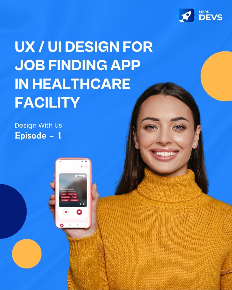 marsdevs's tweet image. Kick start the design journey with us! Excited to share the design concept from one of our recent projects—a job-finding app designed for seamless and intuitive user experiences. Stay tuned for more design inspiration! #uiux #uiuxdesign