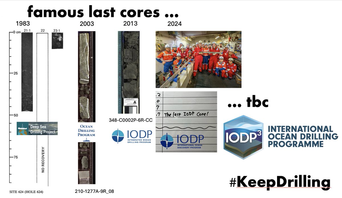 ECORD (@ecord_iodp) on Twitter photo #EXP405 has drilled the last core of the current #IODP onboard <a href="/Chikyu_JAMSTEC/">CHIKYU 地球深部探査船「ちきゅう」</a> , which is just another addition to the famous last core selection #DSDP #ODP #IODP have gathered in the last 50+ years <a href="/TheJR/">JOIDES Resolution</a> <a href="/JRSO_IODP/">IODP at Texas A&M</a> , it will not be the last one #KeepDrilling #EXP405 has drilled the last core of the current #IODP onboard <a href="/Chikyu_JAMSTEC/">CHIKYU 地球深部探査船「ちきゅう」</a> , which is just another addition to the famous last core selection #DSDP #ODP #IODP have gathered in the last 50+ years <a href="/TheJR/">JOIDES Resolution</a> <a href="/JRSO_IODP/">IODP at Texas A&M</a> , it will not be the last one #KeepDrilling