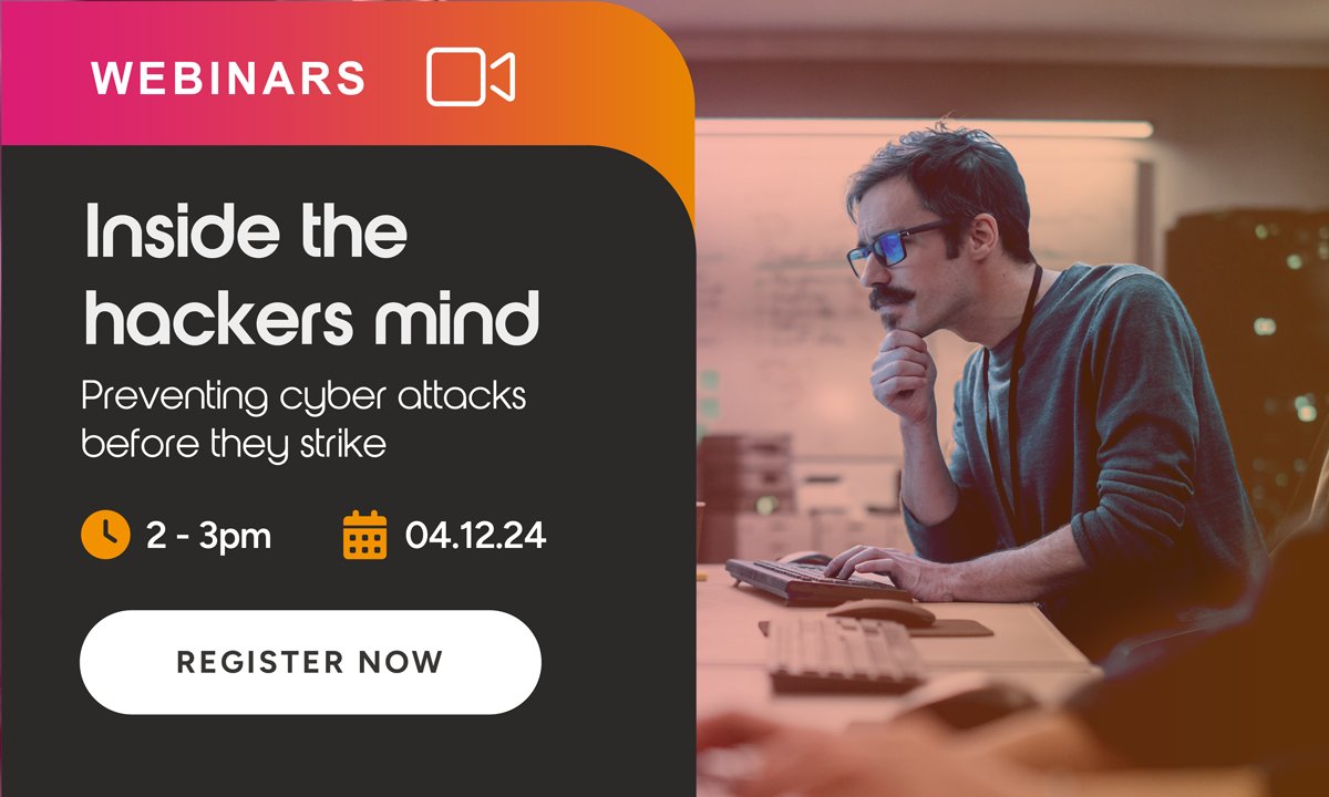 With cyber threats on the rise, it's essential to be prepared and safeguard your business. Join our free webinar with CTO, Zain Javed, where he will dive into the world of cyber-crime and help you to boost your businesses defences.
 
Register now 👉 eu1.hubs.ly/H0f6Rxz0