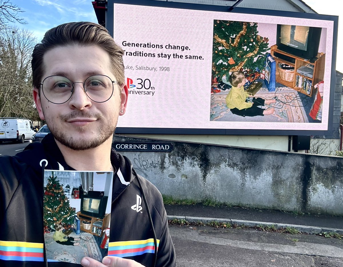 Apollo_353's tweet image. I’m so happy to be in the PlayStation 30th Anniversary “Generations Change. Traditions stay the same.” Campaign!! Thank you so much to @PlayStationUK for choosing to include me!
Happy 30th Anniversary!
The eagle eyed will notice I’m playing my favourite game Tomb Raider III