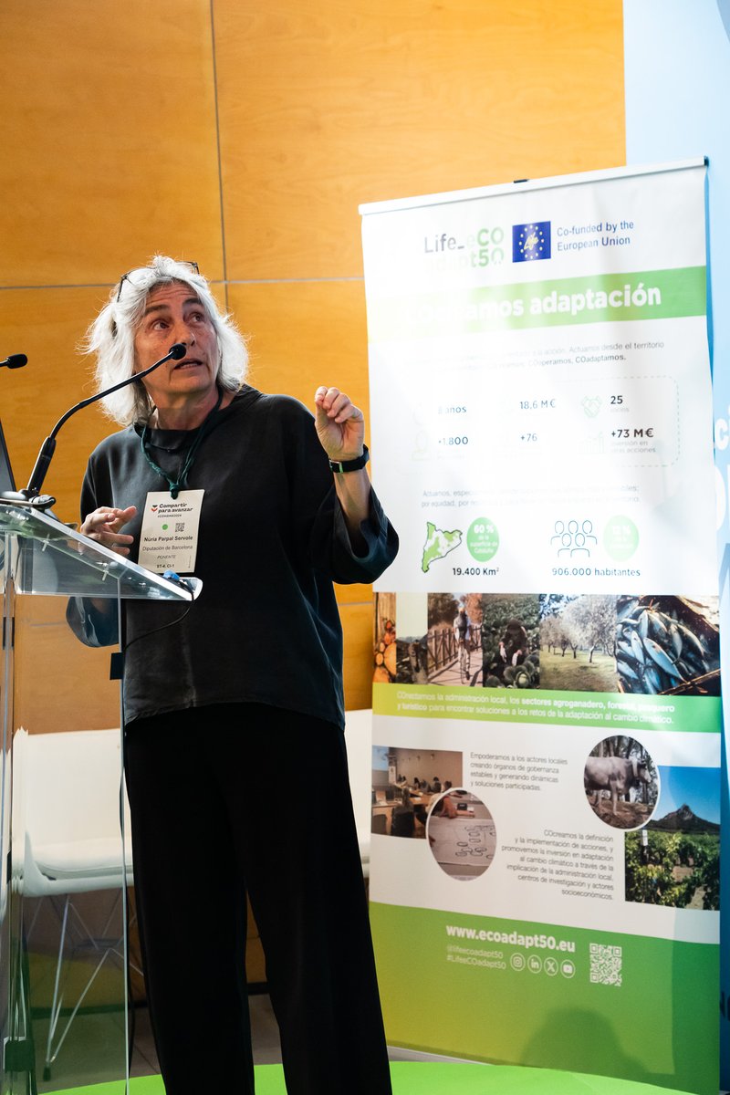 Acció Climàtica de la Diputació de Barcelona (@accioclimadiba) on Twitter photo 🌱🇪🇺<a href="/NuriaParpal/">Núria Parpal</a>, directora del <a href="/lifeeCOadapt50/">Life eCOadapt50</a>, presenta el projecte europeu en què participa la <a href="/diba/">Diputació de Barcelona</a> a la sessió del #CONAMA2024 «Solucions per gestionar i preservar espais rurals i naturals, promovent el desenvolupament equilibrat i sostenible dels territoris» #lifeeCOadapt50 🌱🇪🇺<a href="/NuriaParpal/">Núria Parpal</a>, directora del <a href="/lifeeCOadapt50/">Life eCOadapt50</a>, presenta el projecte europeu en què participa la <a href="/diba/">Diputació de Barcelona</a> a la sessió del #CONAMA2024 «Solucions per gestionar i preservar espais rurals i naturals, promovent el desenvolupament equilibrat i sostenible dels territoris» #lifeeCOadapt50