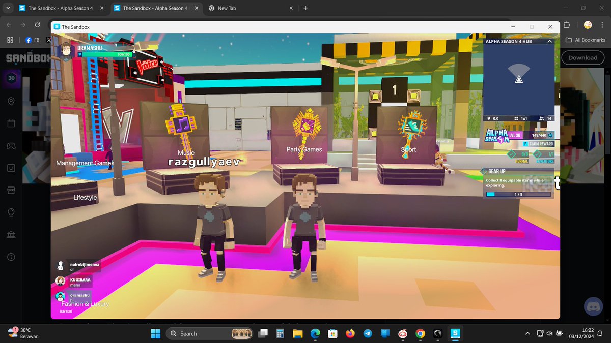 👯‍♀️ Found my style twin in <a href="/TheSandboxGame/">The Sandbox</a>! Great minds dress alike! register-landings.sandbox.game/alphaseason4-s… #TheSandbox #AlphaSeason4 #AS4SocialChallenge