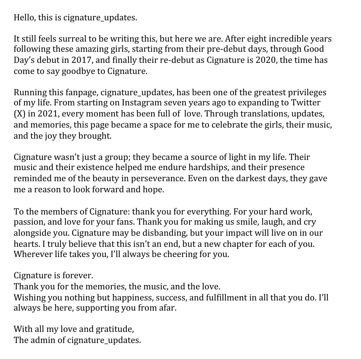 Cignature_updates tweet media