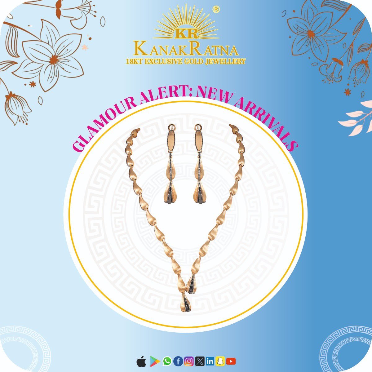 kanakratna's tweet image. Glamour Alert: New Arrivals
Embrace The Allure of Our 18KT Exclusive Gold Jewellery
#ArtistryInMetal
#Kanakratna