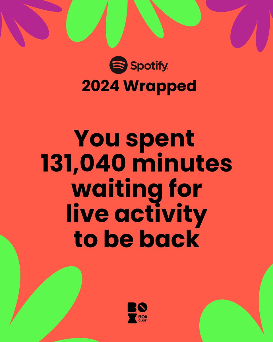 BoxBox_Club's tweet photo. BOX BOX Spotify just dropped 🥰

#SpotifyWrapped2024 #spotify #boxboxclub #liveactivity #f1widgets #SpotifyWrapped https://t.co/O2MQZw2Vb6